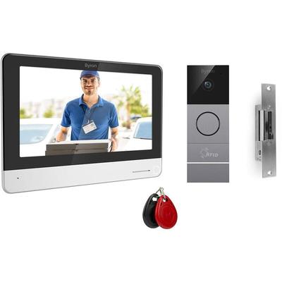 Byron - Video Türsprechanlage mit Türöffner, App & rfid Chip für 1 Familienhaus Image