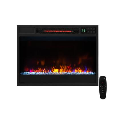 Costway 23 Inch 1500W Recessed Electric Fireplace ...