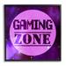 Stupell Industries Gaming Zone Night Sky Graphic Art Black Framed Art Print Wall Art Design by Marcus Prime