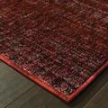 Strick & Bolton Style Haven Parada Tonal Textures Area Rug Red/Rust 6 7 x 9 6 6 x 9 Indoor Living Room Bedroom Dining Room Yellow