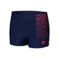 ARENA Herren Men's Arena Kikko V Short Swim Trunks, Navy-fluo Red, 46 EU