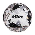 Mitre Unisex-Adult Ultimax Evo Football, White/Silver/Black, 5