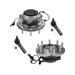 2011-2019 Chevrolet Silverado 3500 HD Front Wheel Hub Assembly and Tie Rod End Kit - Detroit Axle