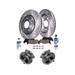 2010-2016 Land Rover LR4 Front Brake Pad and Rotor and Wheel Hub Kit - Detroit Axle