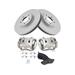 2012-2013 Infiniti M35h Front Brake Pad Rotor and Caliper Set - TRQ