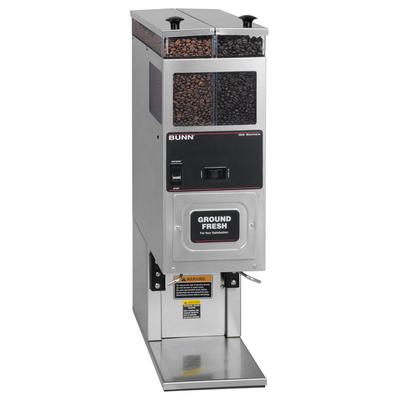 Bunn G9-2T HD Commercial Coffee Grinder, 2-Hoppers & Brewer Interface, Accepts Large Funnel, 2 Hoppers, Black, 120 V