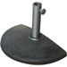 Bilot Half Round Patio Umbrella Base Heavy-Duty Free Standing Resin Umbrella Stand 20lb