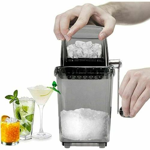 Manueller Eiscrusher Rotary Ice Crusher Cocktails Slush Shaved Ice Maker Smoothies Ice Crusher
