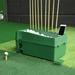 Miumaeov Golf Ball Dispenser Auto Tee Up Machine Golf Club Organizer with Cue Holder