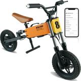 iRerts Electric Bike for Kids Ages 5-10 24V 200W Kids Electric Balance Bicycle with APP Control Adjustable Seat 12 Inflatable Tire 6-15.5MPH Electric Dirt Bike Electric Motorcycle for Boys Girls