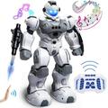 RC Robot Toys Gesture Sensing Remote Control Robot Toys for Kids Intelligent Programmable RC Smart Robot with Walking Singing Dancing