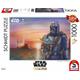 Schmidt 57377 - Thomas Kinkade, Star Wars: The Mandalorian-A New Direction, Puzzle, 1000 Teile - Schmidt Spiele