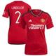 Manchester United Cup Heimtrikot 2023-24 - Damen mit Aufdruck Lindelof 2