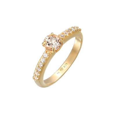 Elli PREMIUM - Topas Morganit Verlobung 925 Silber Ringe 1 ct Damen (149.99 € / 1 ct) Image