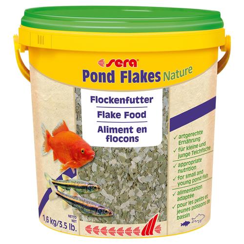 10L Sera Pond Flakes Nature Teichfischfutter