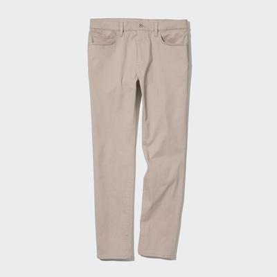 Uniqlo - Cotton Ultra Stretch Skinny Fit Colour Jeans - Beige - L