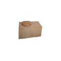 Bloc wc sec mobile en bois, kit toilettes sèches 100 x 48 x 50cm pour structure existante