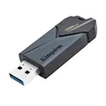 Kingston-Clé usb 128 dtxon support à mémoire de 64gb 256gb 3.2 gb 1 lecteur flash noir pour