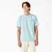 Dickies Men's Mapleton Short Sleeve T-Shirt - Pastel Turquoise Size 2Xl (WSR64)