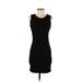 Zara W&B Collection Casual Dress - Mini: Black Solid Dresses - Women's Size Medium