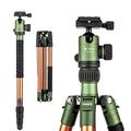 Fotopro 62" camera tripod, Lightweight Aluminum Travel Tripod with Ball Head, Detachable Monopod with Quick Release Plate for DSLR SLR, Load up to 15KG/33lbs