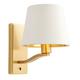 Endon 69083 Harvey Modern Contemporary Decorative Gold Dimmable Wall Light Stainless Steel IP20 220-240V