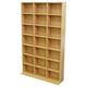 WATSONS PIGEON HOLE - 588 CD / 378 DVD Blu-ray Media Storage Shelf Unit - Beech