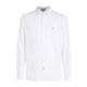 Tommy Hilfiger Herren Hemd Regular Fit Langarm CORE 1985 FLEX OXFORD, weiss, Gr. S