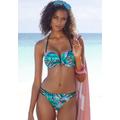 Bügel-Bandeau-Bikini VIVANCE Gr. 36, Cup C, bunt (bedruckt, schwarz, bunt) Damen Bikini-Sets Ocean Blue
