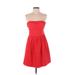 Jack. Casual Dress - A-Line: Orange Solid Dresses - Women's Size X-Small