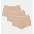 sloggi - Maxi knickers - Beige 16 - sloggi Basic+ - Unterwäsche für Frauen