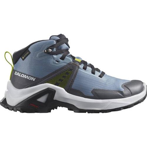 SALOMON Kinder Trekkingstiefel SHOES X RAISE MID GTX J Faded/Indigo Bun, Größe 37 in Faded Denim/Indigo Bunting/Acid Lim