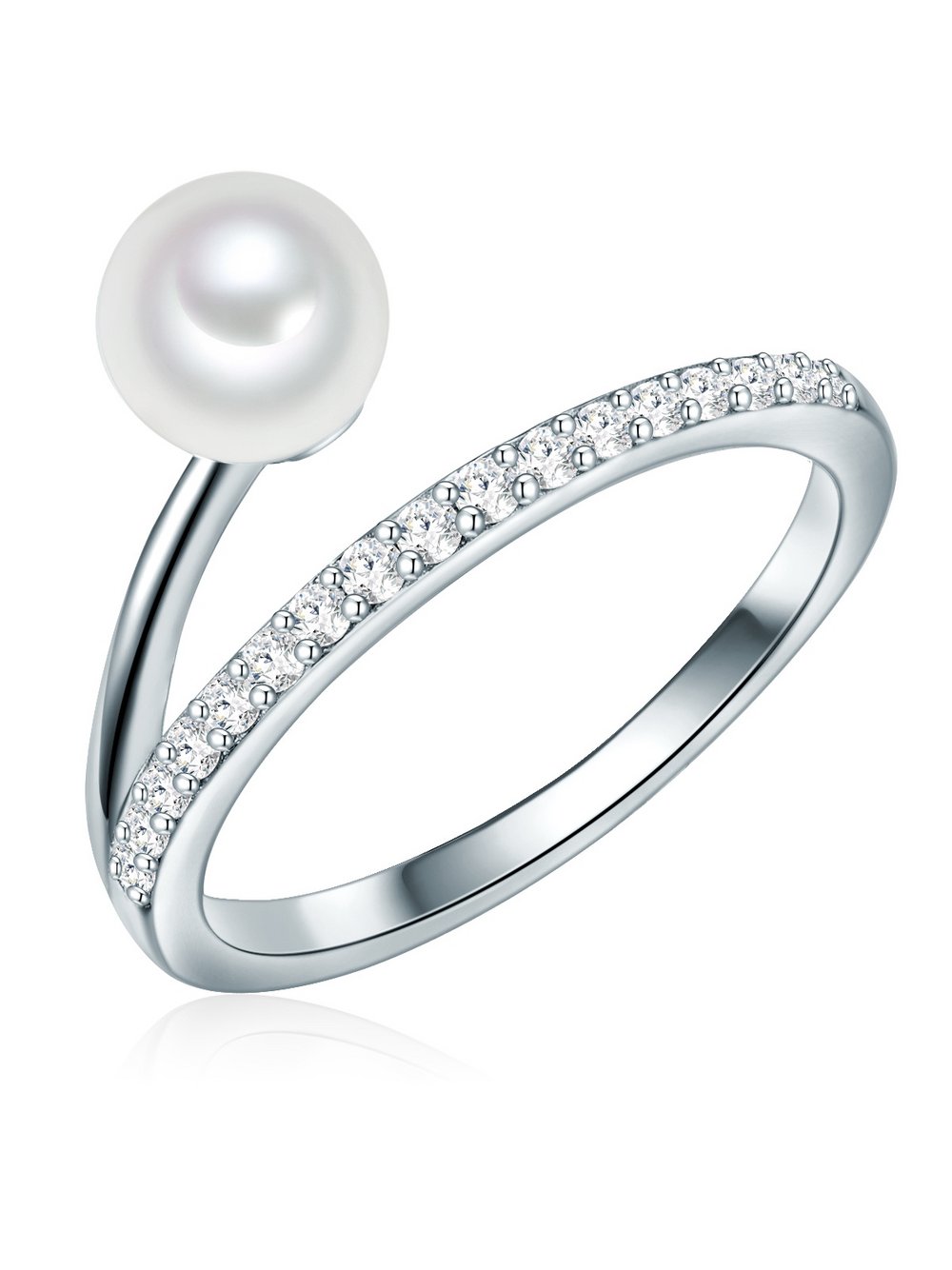 Valero Pearls Ring Damen silber, 56 Image