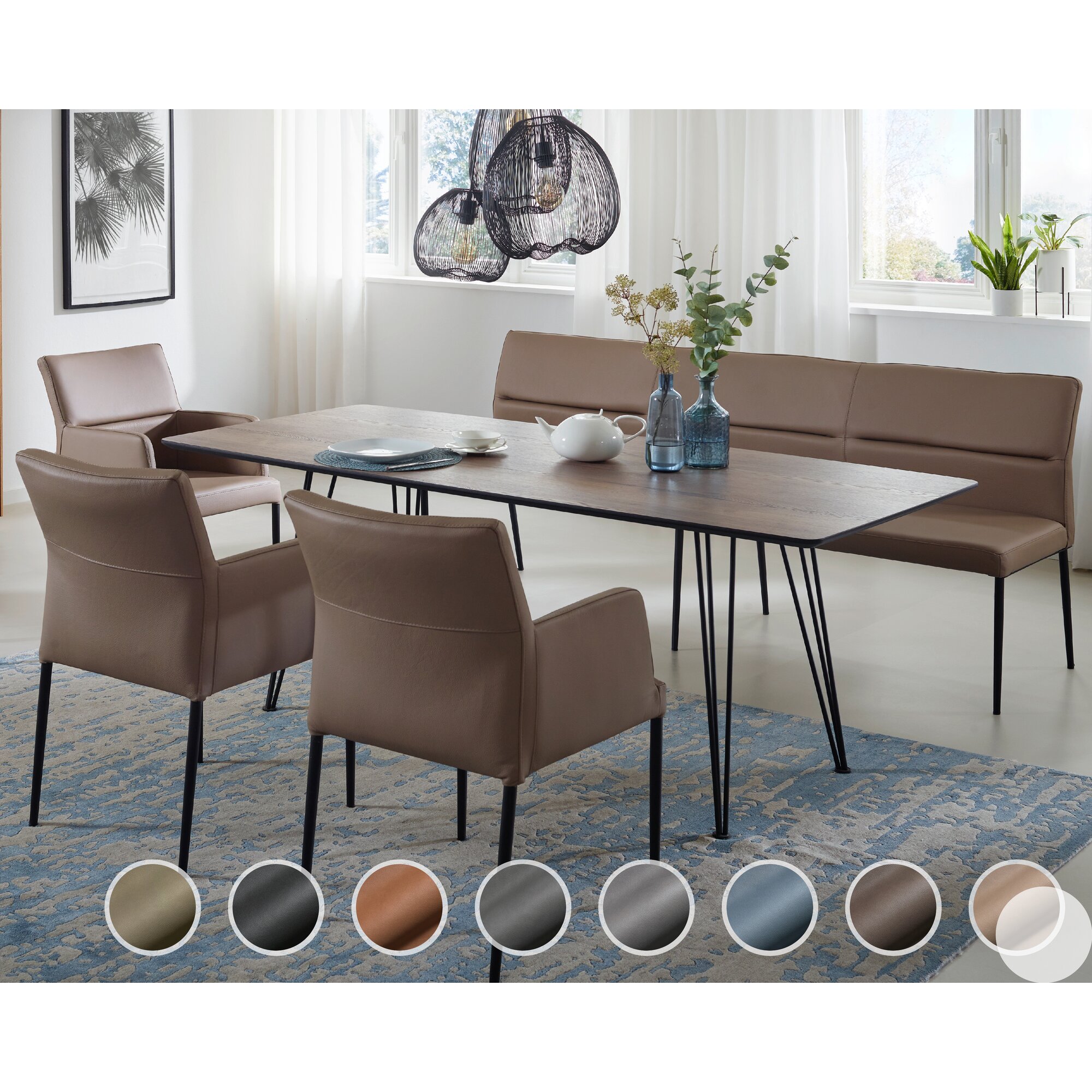 Schösswender »Lyon« Essgruppe Gavin 04 hellbraun