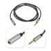 1/4 to 3.5mm Headphone Jack Adapter TRS 6.35mm Female to 1/8 Male 5ft
