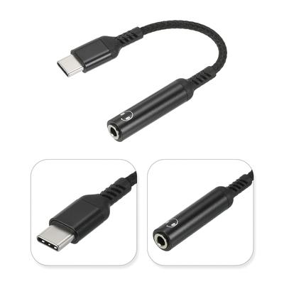 USB Type C to 3.5mm Headphone Jack Adapter USB to Aux Audio Cord 5.3"