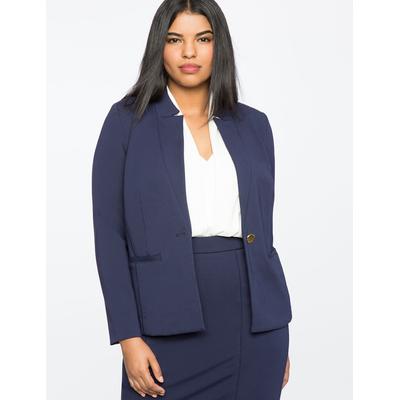 Plus Size Women's The Ultimate Stretch Work Blazer by ELOQUII in Berry (Size 20)