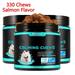 Calming Chews for Dogs 330 Chews (Salmon Flavor) for All Breeds & Sizes Safe and Effective Dog Calming Treats Aid with Separation Barking Stress Relief Thunderstorms