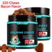 Calming Chews for Dogs 220 Chews (Bacon Flavor) for All Breeds & Sizes Safe and Effective Dog Calming Treats Aid with Separation Barking Stress Relief Thunderstorms