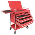 Sunex Tools 8045 Professional Duty 5 Drawer Cart - Red