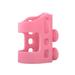 Farfi Relocatable Silicone Shower Head Holder Bracket Suction Cup Bathroom Accessory (Pink)