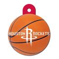 Quick-Tag Houston Rockets NBA Circle Personalized Engraved Pet ID Tag