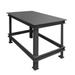 Durham 72 x 36 x 30 in. Steel Extra Heavy Duty Machine Table with 1 Shelves Gray