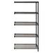 Quantum Storage Black Wire Shelving 5-Shelf Add-On Unit - 36 x 60 x 63 in.