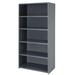 Quantum Storage 5 Shelf Closed Steel Shelving Unit - 12 x 36 x 75 in.