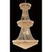 Elegant Lighting 1800G42G-RC 42 D x 72 in. Primo Collection Large Hanging Fixture - Royal Cut- Gold