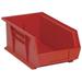 Quantum Storage Ultra Stack & Hang Bin- Red - 13.62 x 8.25 x 6 in.