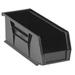 Quantum Storage Ultra Stack & Hang Bin- Black - 10.87 x 4.12 x 4 in.