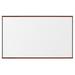 Best Rite 2 x 3 Origin Trim TuF-Rite Dry Erase White Board - Mahogany Frame