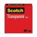 Scotch Transparent Tape 3 Core 1 x 72 yds Transparent (60012592)